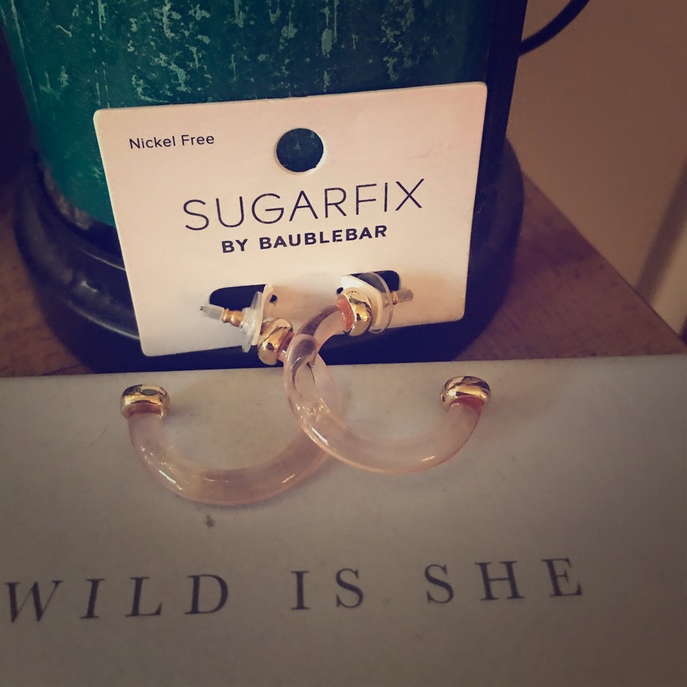 Sugar fix hoop earrings